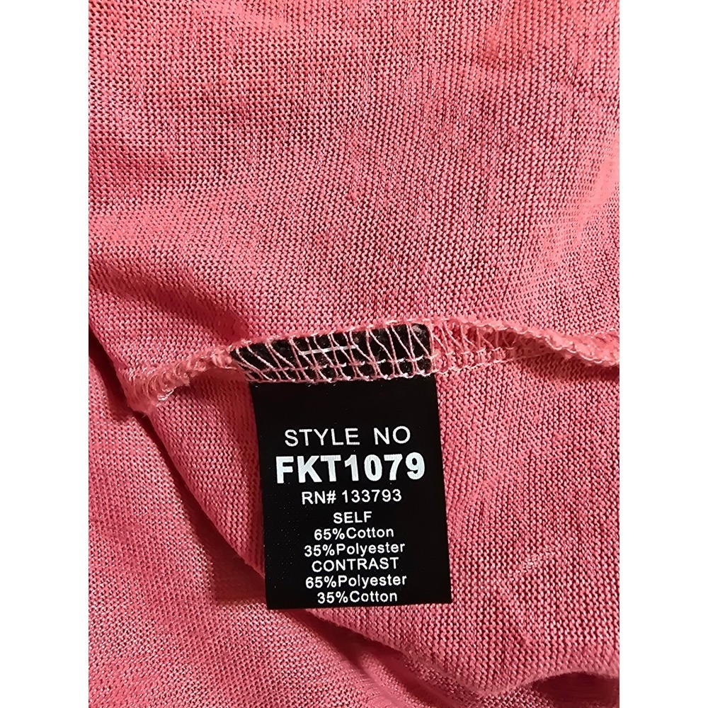 Pol Pink Multi-Star Patchwork Long Sleeve Sweatsh… - image 4